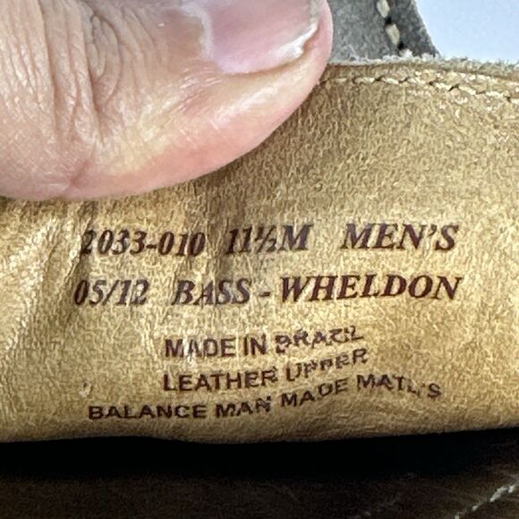 G.H. Bass & Co. Wheldon Men’s 11.5 M Brown Suede Driving Loafers Slip On Shoes main image 5